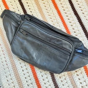 Leather Patchwork Fanny Pack